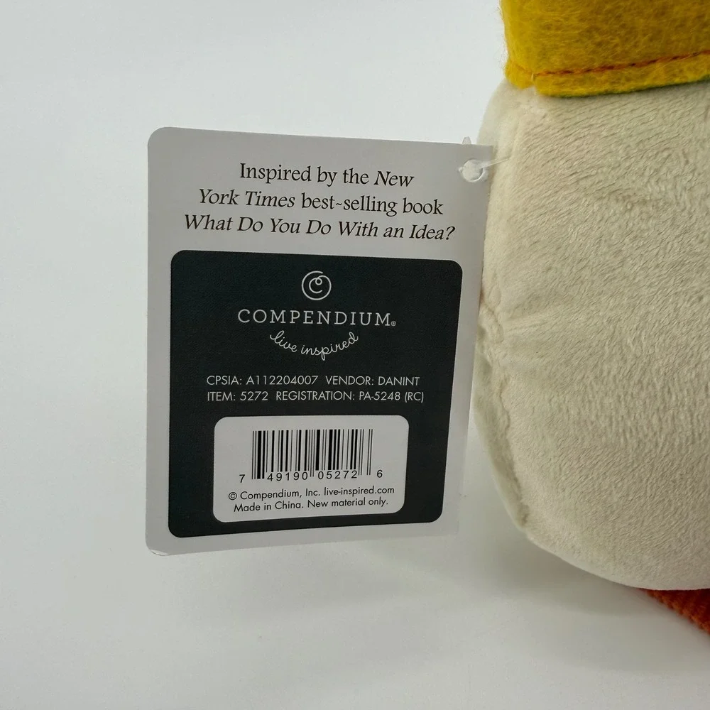 Compendium What Do You Do With an Idea Plush Storybook Character Crown 5272 NWT